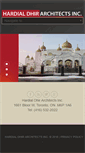Mobile Screenshot of dhirarchitects.com