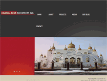 Tablet Screenshot of dhirarchitects.com